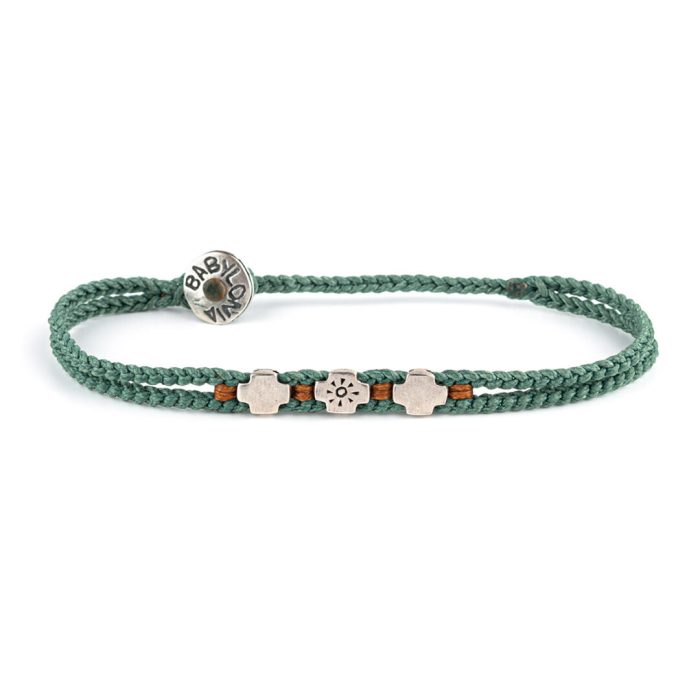 Babylonia Bracelet Faithfully Optimistic Rusty – 935 Sterling Silver - Image 1