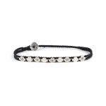 Babylonia Bracelet I Believe In Happy Black – 935 Sterling Silver