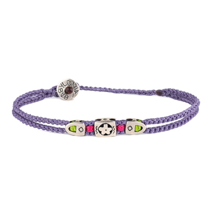 Babylonia Bracelet Trust Center Purple – 935 Sterling Silver - Image 1