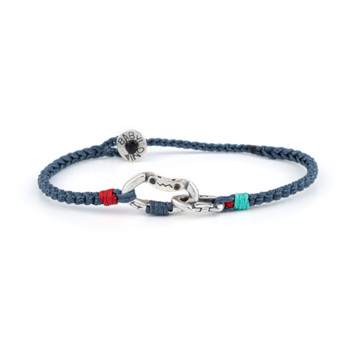Babylonia Bracelet Be Safe Blue Jean – 935 Sterling Silver - Image 1