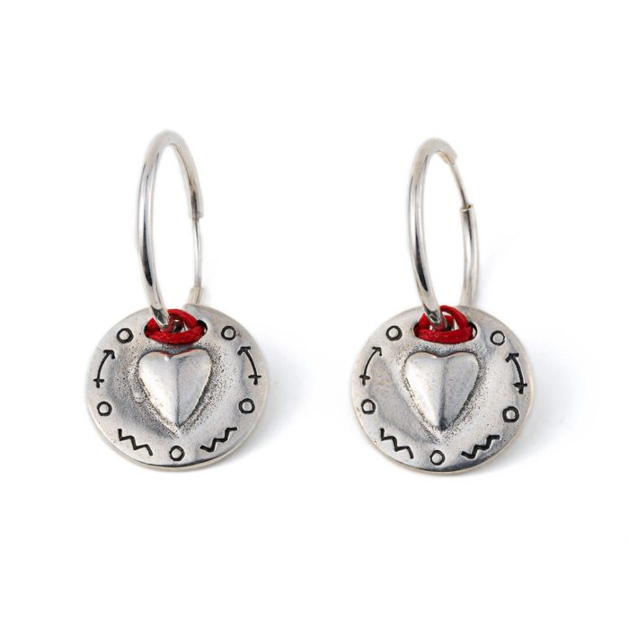 Babylonia Earrings Love N Trust ~ 935⁰ Sterling Silver - Image 1