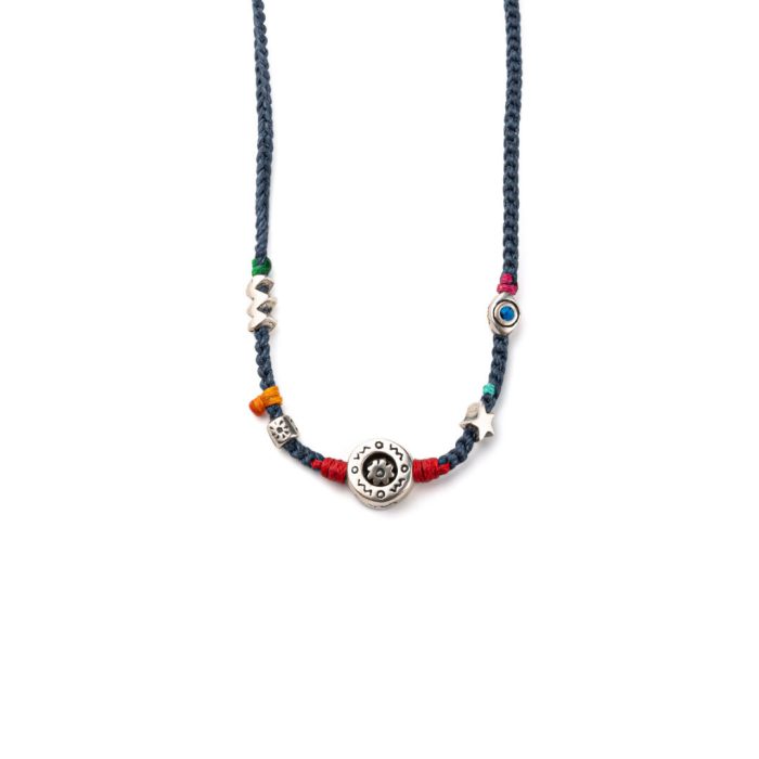 Babylonia Necklace Trust and Hope Blue Jean – 935 Sterling Silver - Image 1