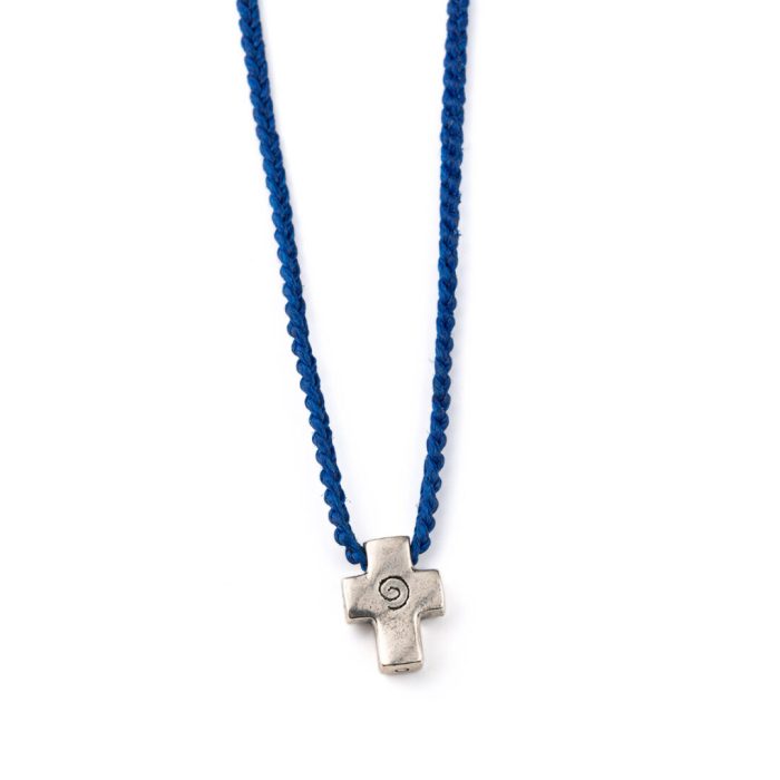 Babylonia Blue Silver Cross - Image 2