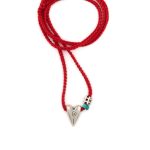 Babylonia Necklace Red Love - 935 Sterling Silver - Image 3