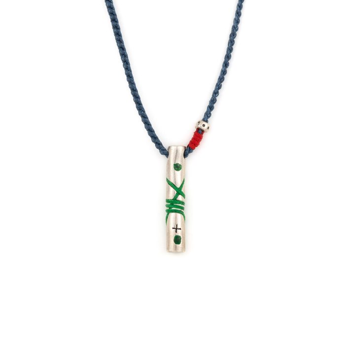 Let's Communicate Necklace - Babylonia Silver - Image 1