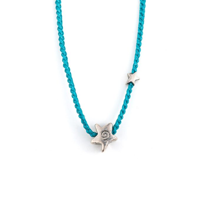 Babylonia Necklace The Hope Turquoise - Sterling Silver - Image 1