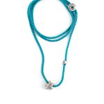 Babylonia Necklace The Hope Turquoise - Sterling Silver - Image 2