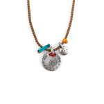 Babylonia Κολιέ Ασημένιο 935⁰ ~ Coin Charm