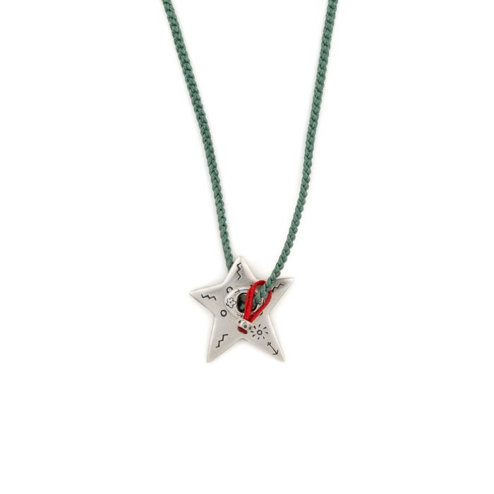 The Star of Happiness - Babylonia Silver Necklace - Image 1