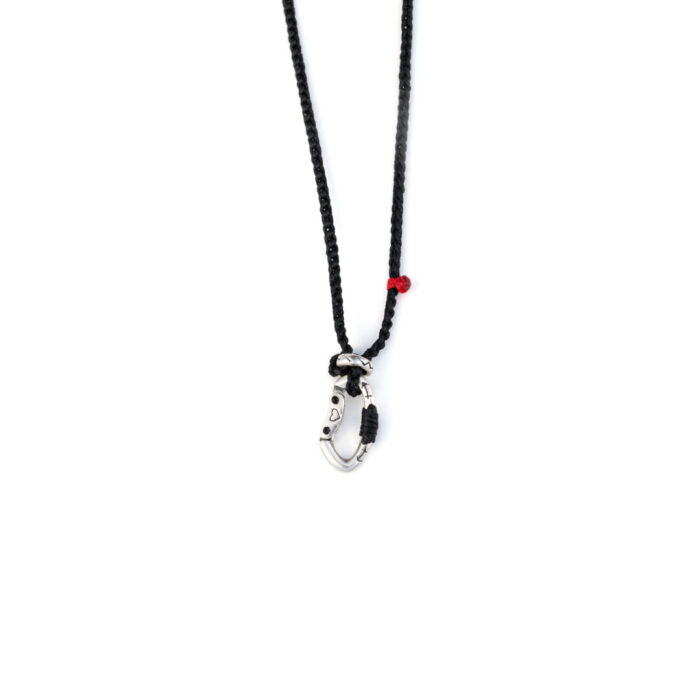 Babylonia Necklace Solidarity Black - 935 Sterling Silver - Image 1