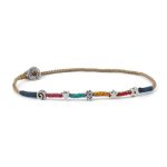 Babylonia Silver Bracelet - Trust Love Hope