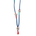 Babylonia Silver Necklace - Love Oxygen Peace - Image 2
