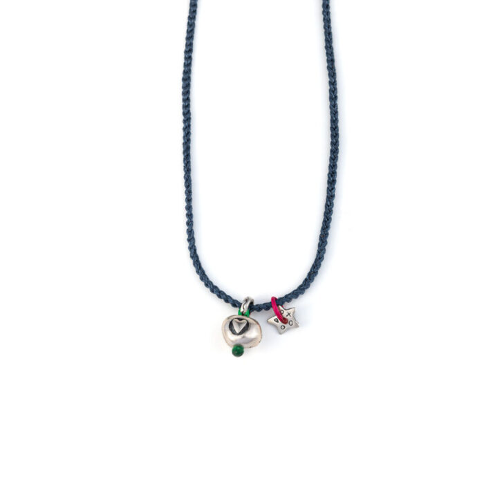 Babylonia Necklace Hopeful Love Blue Jean - Sterling Silver - Image 2