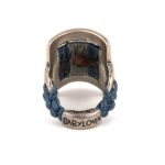 Babylonia Ring Man and Woman - Sterling Silver - Image 2