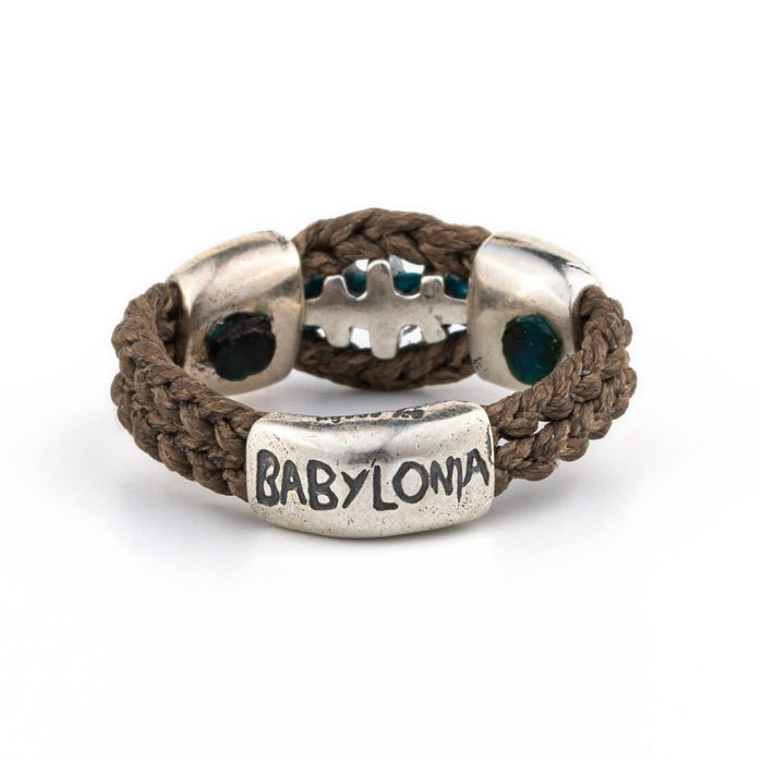 Communication Babylonia Ring - 935⁰ Sterling Silver - Image 2