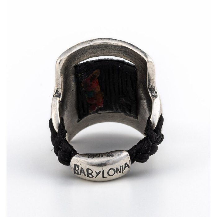 Babylonia Ring Colors Of Peace – 935 Sterling Silver - Image 2