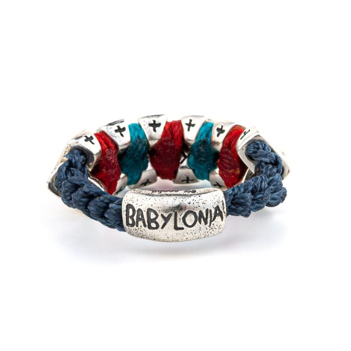 Babylonia Ring Faith and Communication - 935 Sterling Silver - Image 2