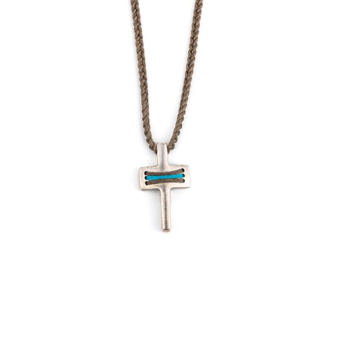 Babylonia Necklace Faith Brown - Sterling Silver - Image 1