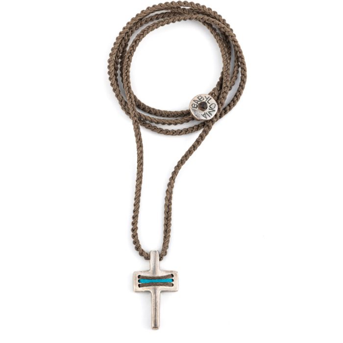 Babylonia Necklace Faith Brown - Sterling Silver - Image 2