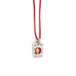 Babylonia Necklace Symbols Red – 935 Sterling Silver - Image 2