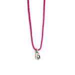 Babylonia Κολιέ Love Charm Φούξια – Ασήμι 935 - Image 2