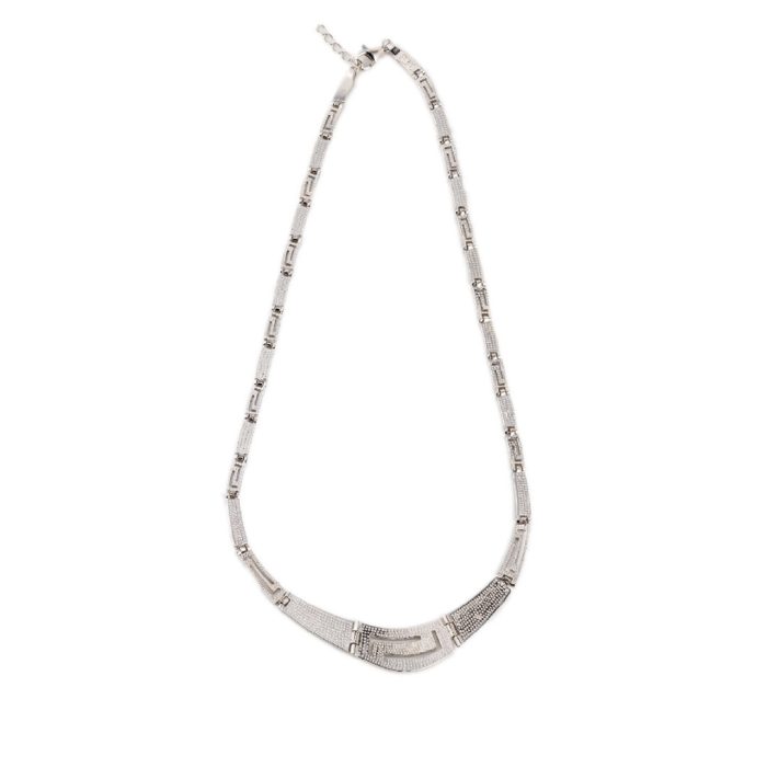 Meander - Greek key Opal necklace - Image 2
