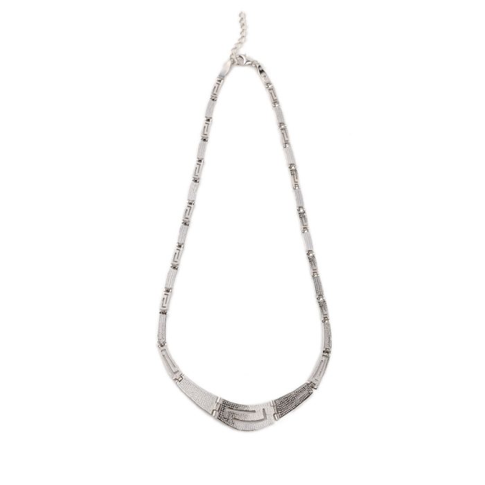 Meander - Greek key Opal necklace - Image 4