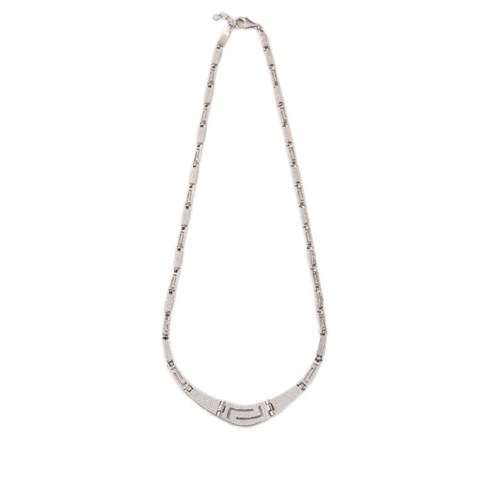 Meander - Greek key Opal necklace - Image 6