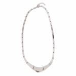 Meander Necklace - Sterling Silver and Blue Opal - Image 4