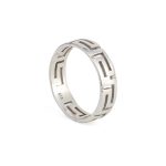 Greek Key Band Ring in Sterling Silver - Image 3