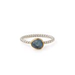 Δαχτυλίδι με London Topaz – Ασήμι 925 Επιχρυσωμένο