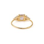 Δαχτυλίδι Peridot και Amethyst – Ασήμι 925 Επιχρυσωμένο - Image 3