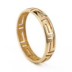 14K Yellow Gold Meandros Ring - Image 2
