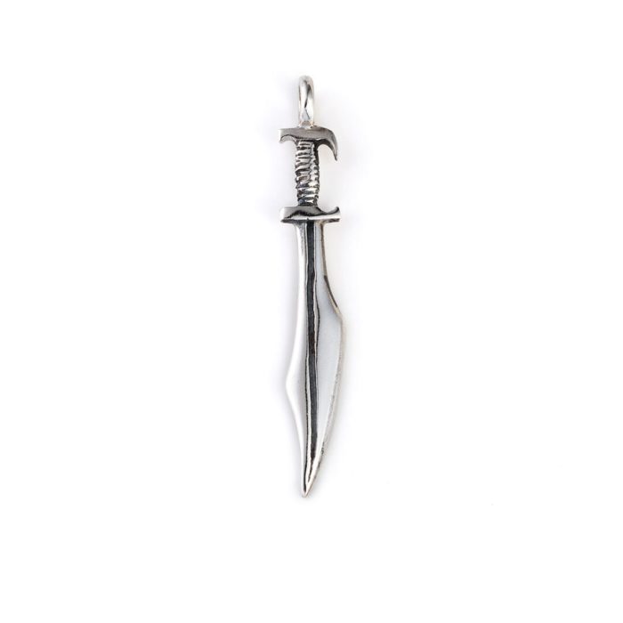 Spartan Sword Pendant - Sterling Silver - Image 1