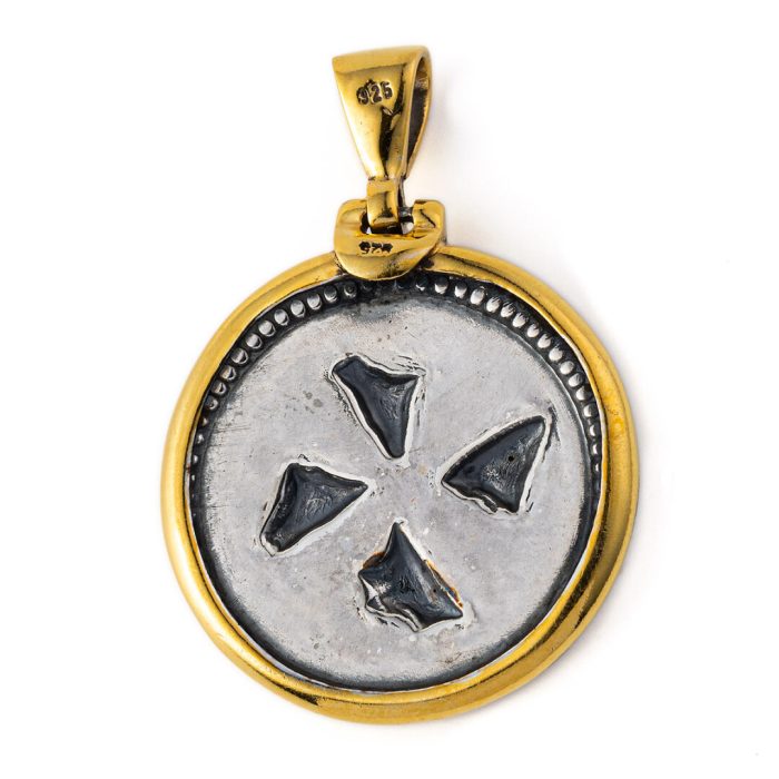 Pegasus Pendant - 925 Sterling Silver Gold Plated - Image 3