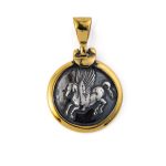 Pegasus Pendant - 925 Sterling Silver Gold Plated - Image 4