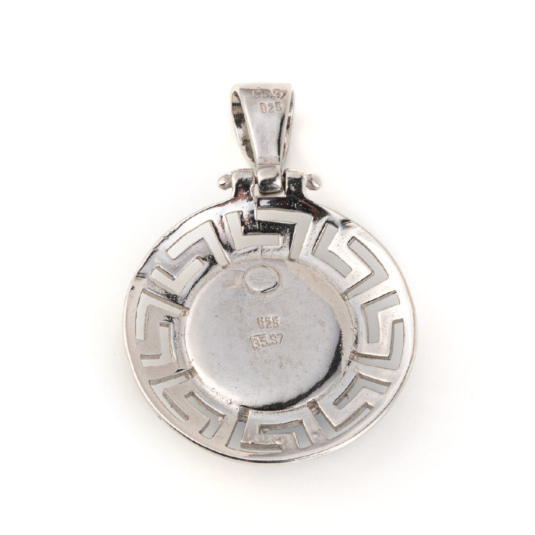 FR-P-0291801b Evil Eye Pendant with Meander - Image 2