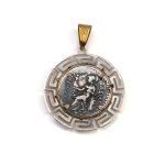 Alexander the Great Pendant Gold and Sterling Silver - Image 4