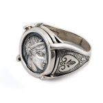 Greek Goddess Athena Ring - 925 Sterling Silver - Image 5