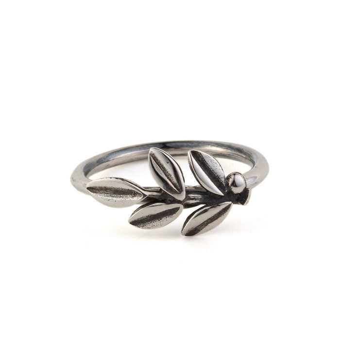 Olive Ring – 925 Sterling Silver - Image 1