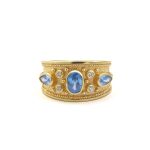 Byzantine Ring with Blue Stone