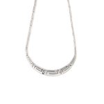 Greek Key Meander Silver Necklace - Image 3