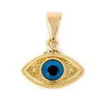 Evil Eye Pendant - 14K Gold - Image 7