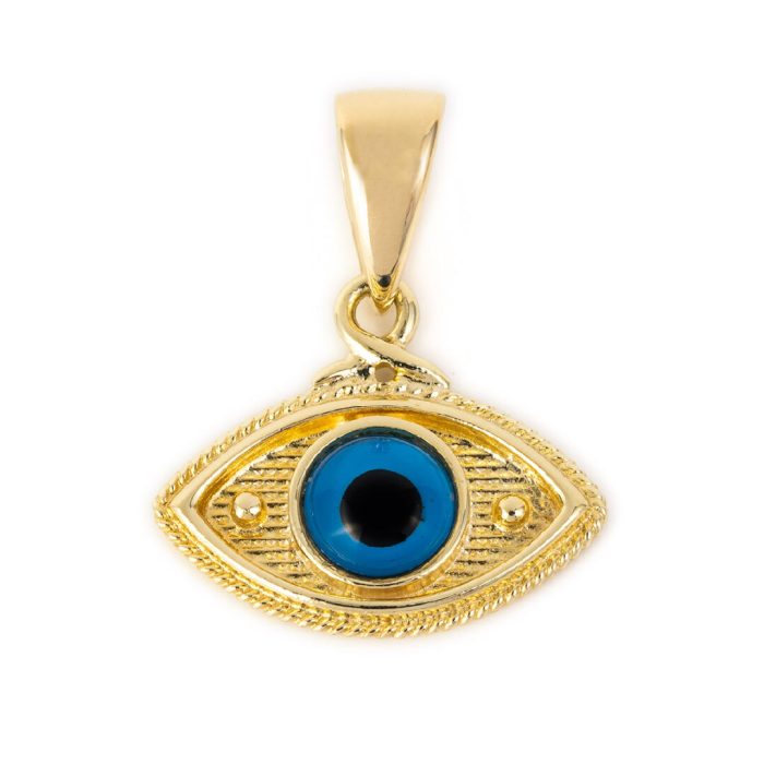 Evil Eye Pendant - 14K Gold - Image 7
