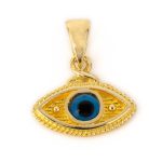 Evil Eye Pendant - 14K Gold - Image 5