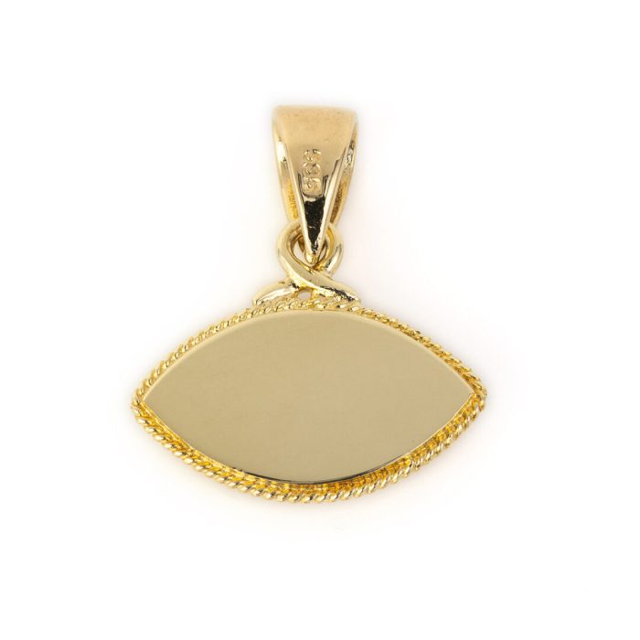 Evil Eye Pendant - 14K Gold - Image 4