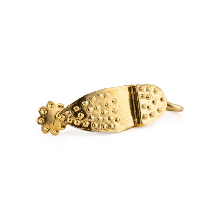 Greek Tsarouhi Pendant Necklace with Enamel – 925 Sterling Silver and Gold Plated - Image 6