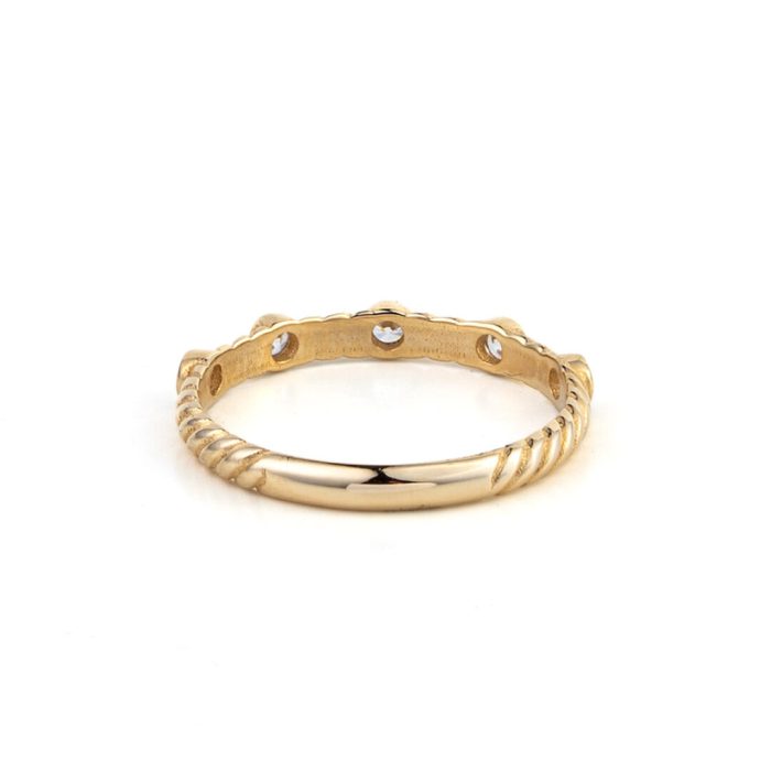 Δαχτυλίδι Cubic Zirconia- 14Κ Χρυσό - Image 3