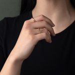 14Κ Κίτρινο Χρυσό Ανοιχτό Δαχτυλίδι με Ζιργκόν - Image 2