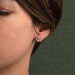 Hercules Coin Earrings - 14K Gold and Sterling Silver - Image 2